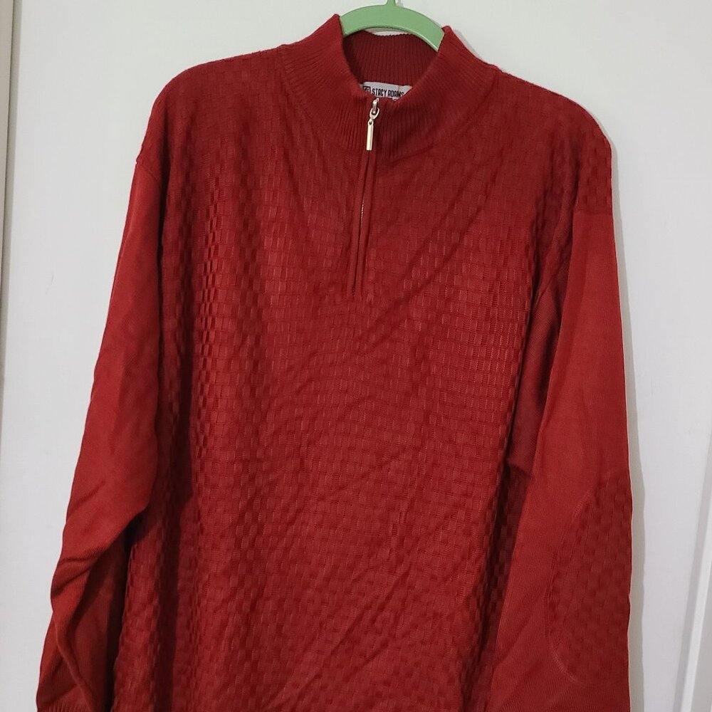 Stacy Adams Red Pullover Sweater 3XL
